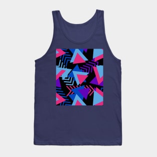 Vintage Geometric Pattern Memphis Retro memphis Gifts idea for Pattern Lovers Tank Top